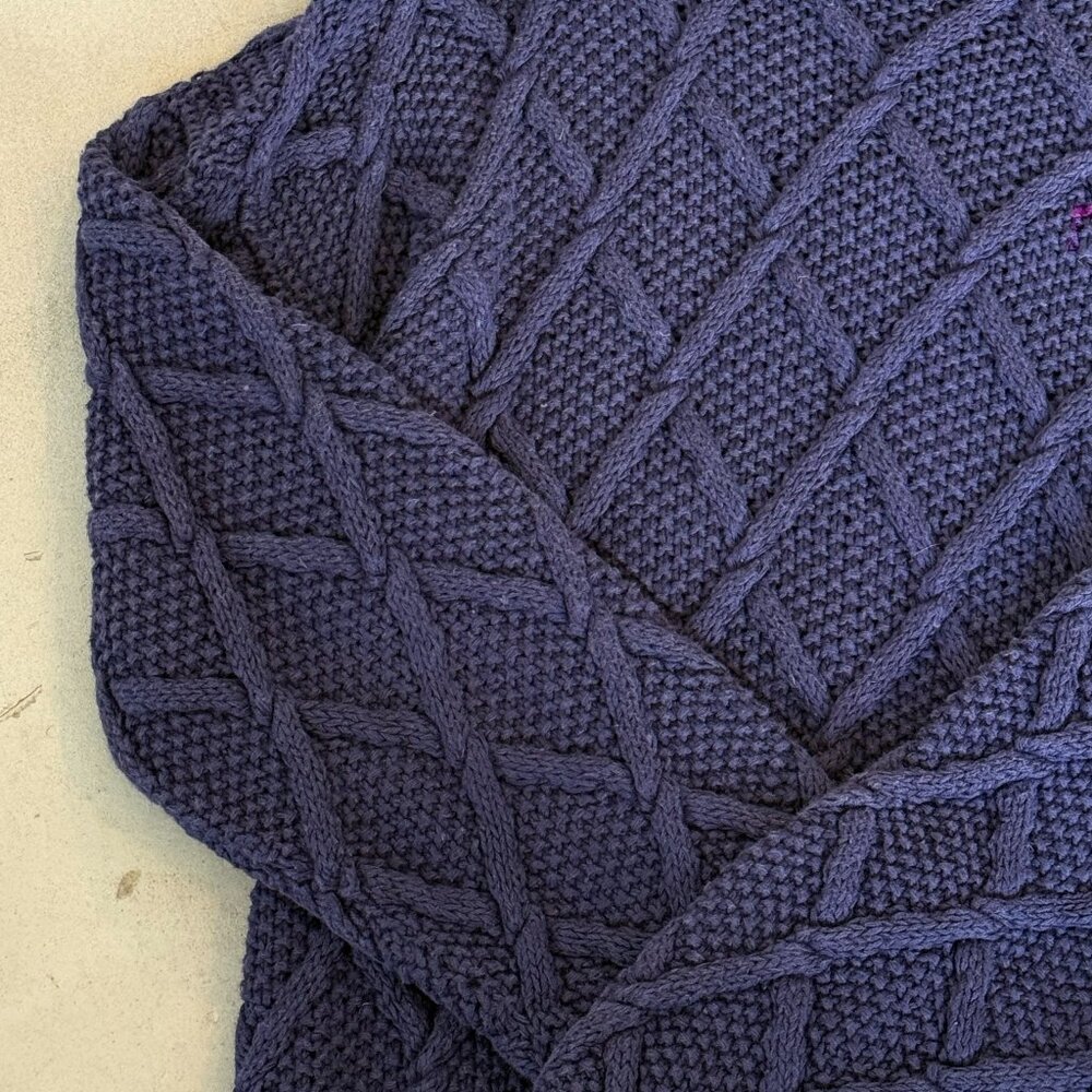 Vintage Blue Sweater Dress
